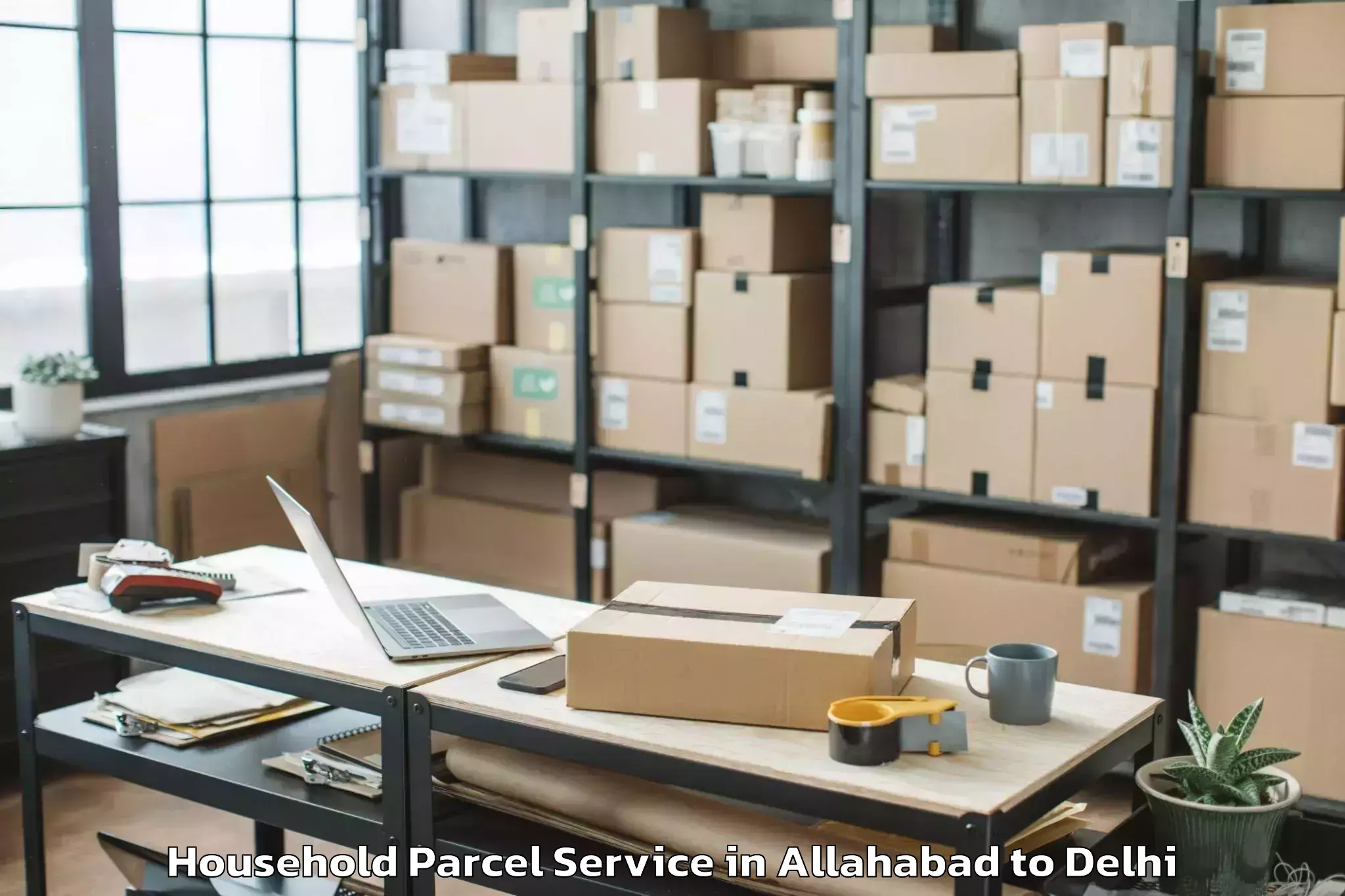 Reliable Allahabad to Connaught Place Household Parcel